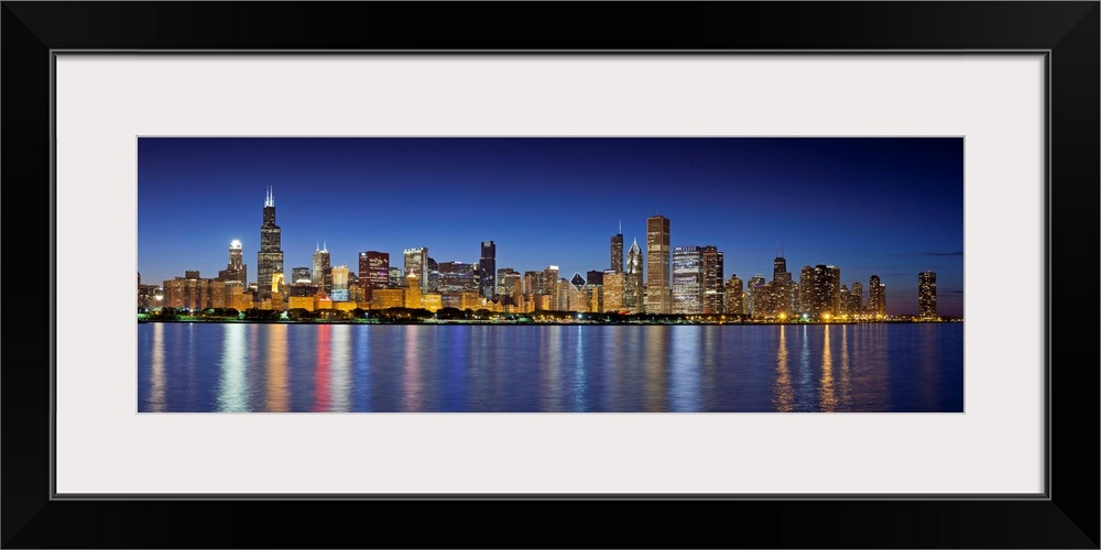 Chicago Skyline, Illinois, Usa
