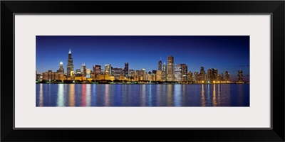 Chicago Skyline, Illinois, Usa