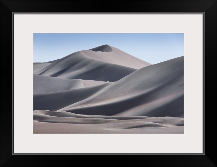 Dune landscape in Rub al-Khali. Oman, Dhofar, Ramlat Al Hashman. Rub al-Khali. Rub al-Khali, Middle East, Oman.