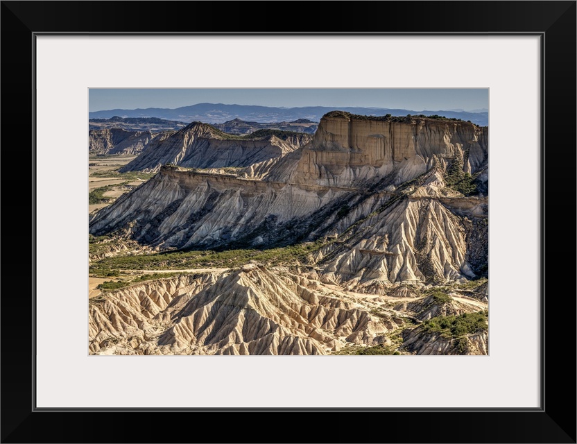 El Rallon rock formations, Bardenas Reales badlands, Navarre, Spain