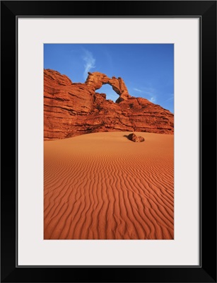 Erosion Landscape In Tassili Du Hoggar, Algeria, Tassili Hoggar, Tin Akaschaker, Sahara