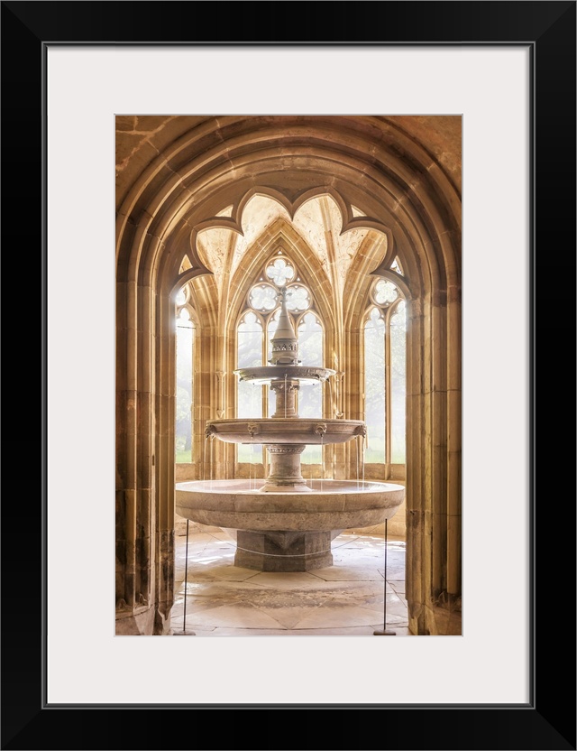 Fountain in the cloister of Maulbronn Monastery, Baden-Wurttemberg, Germany.