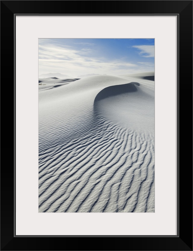 Gypsum desert White Sands. USA, New Mexico, Otero, White Sands. Chihuahua Desert, White Sands National Monument. New Mexic...