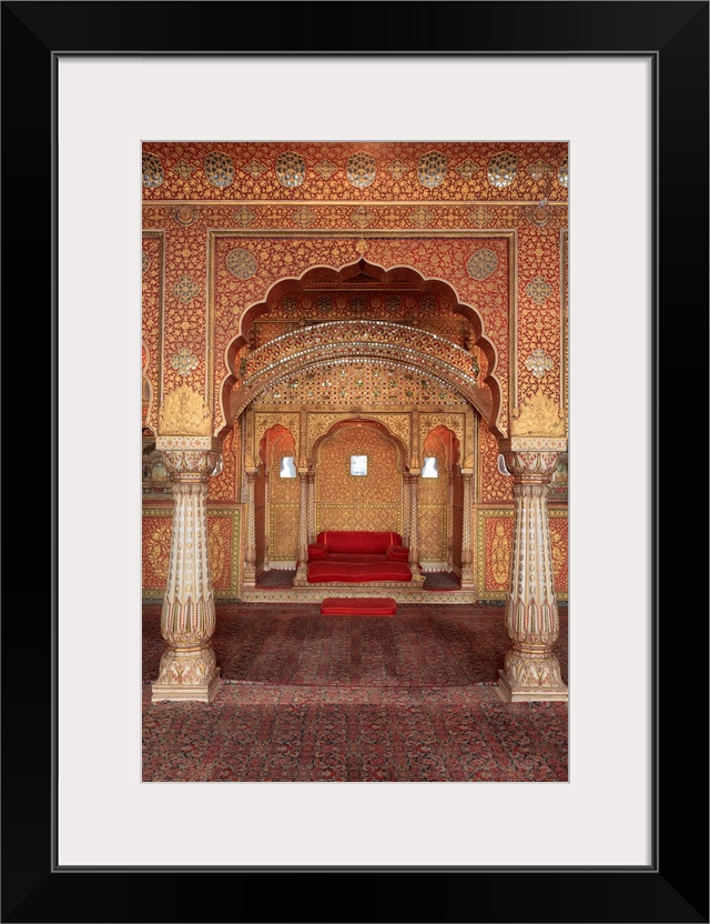 India, Rajasthan, Bikaner, Junagahr Fort, Anup Mahal Hall