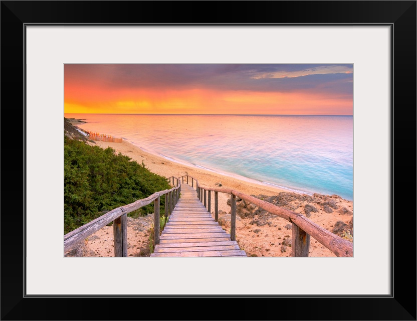 Italy, Piri Piri Beach At Dawn, Salento, Apulia