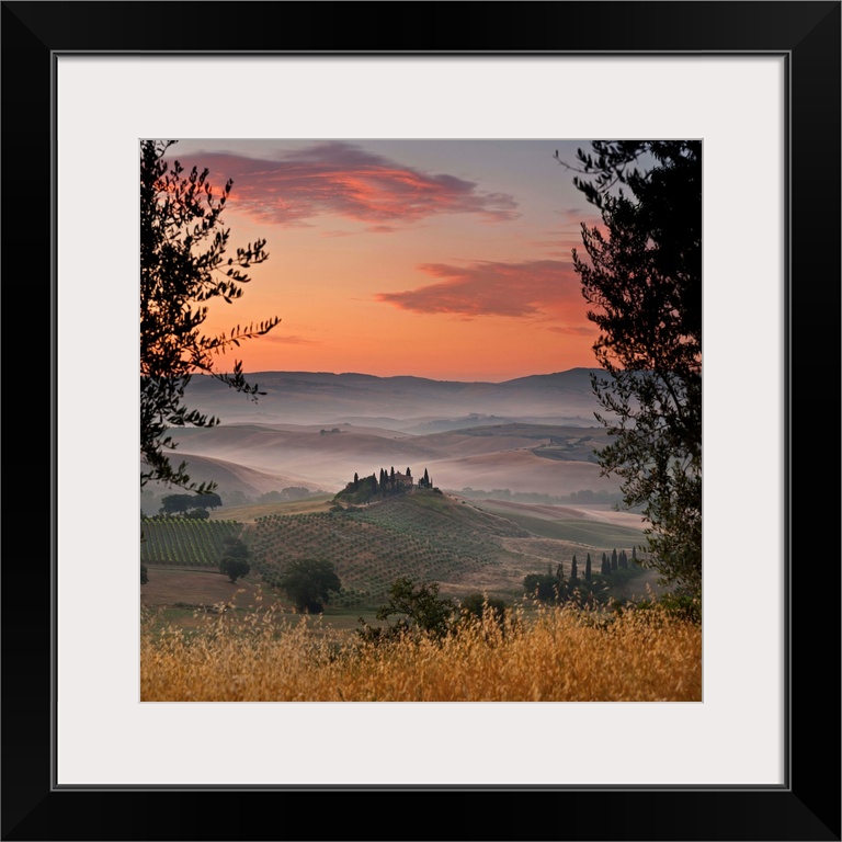 Italy, Tuscany, Siena district, Orcia Valley, Podere Belvedere near San Quirico d'Orcia