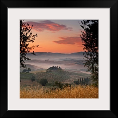 Italy, Tuscany, Siena district, Orcia Valley, Podere Belvedere near San Quirico d'Orcia