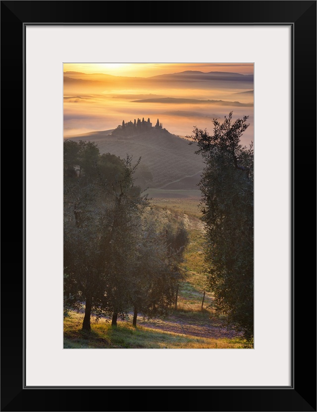 Italy, Tuscany, Siena district, Orcia Valley, Podere Belvedere near San Quirico d'Orcia.