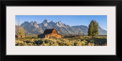 John Moulton historic barn, Mormon Row, Grand Teton National Park, Wyoming
