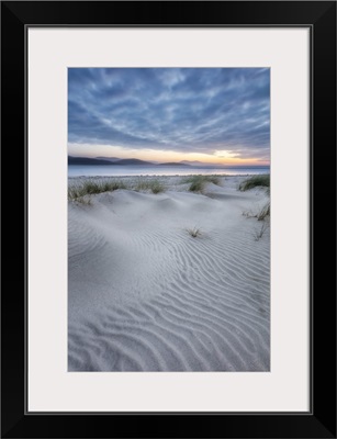 Luskentyre Beach At Sunset, Isle Of Harris, Outer Hebrides, Scotland, UK