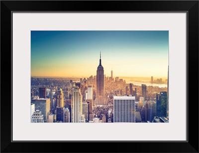 New York City, Empire State Building and Midtown Manhattan Skyline