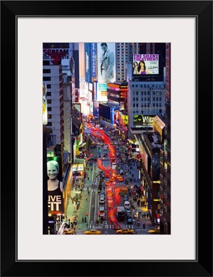 New York, Manhattan, Midtown, Broadway towards Times Square