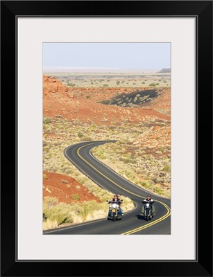 People riding bikes near Flagstaff, Arizona