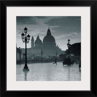 Piazza San Marco looking across to Santa Maria Della Salute, Venice, Italy