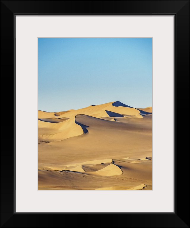 Sand Dunes of Ica Desert near Huacachina, sunrise, Ica Region, Peru