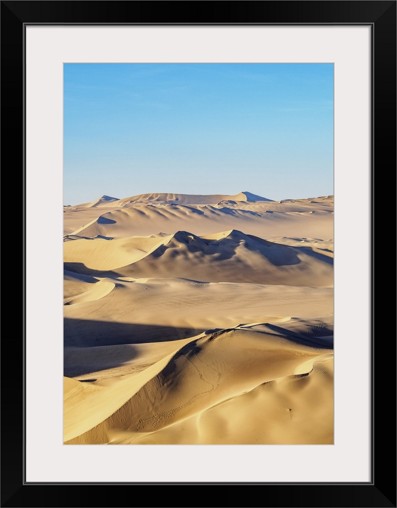 Sand Dunes of Ica Desert near Huacachina, sunrise, Ica Region, Peru