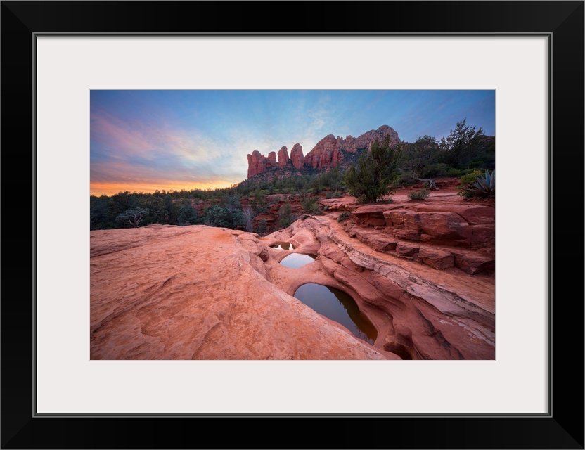 Seven Sacred Pools at sunset, Sedona, Arizona, USA