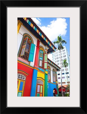 Singapore, Little India, Colourful Heritage Villa, once the residence of Tan Teng Niah