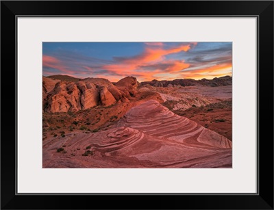 Southwest, Nevada, Valley of Fire, State Park, Fire Wave