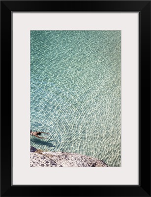 Spain, Balearic Islands, Menorca, Crystal Clear Water Of Cala Macarelleta