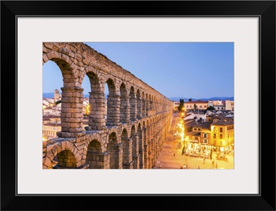 Spain, Castile and Leon, Segovia. The roman aqueduct