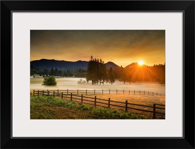 Sunrise Over Sul Duc Valley, Washington, USA