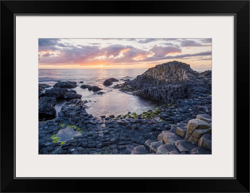 The Giant's Causeway, County Antrim, Ulster region, Northern Ireland, United Kingdom.