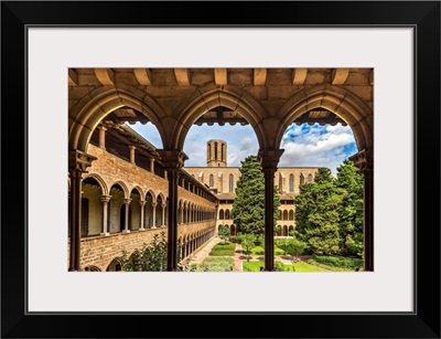 The Gothic Monastery of Pedralbes, Barcelona, Catalonia, Spain