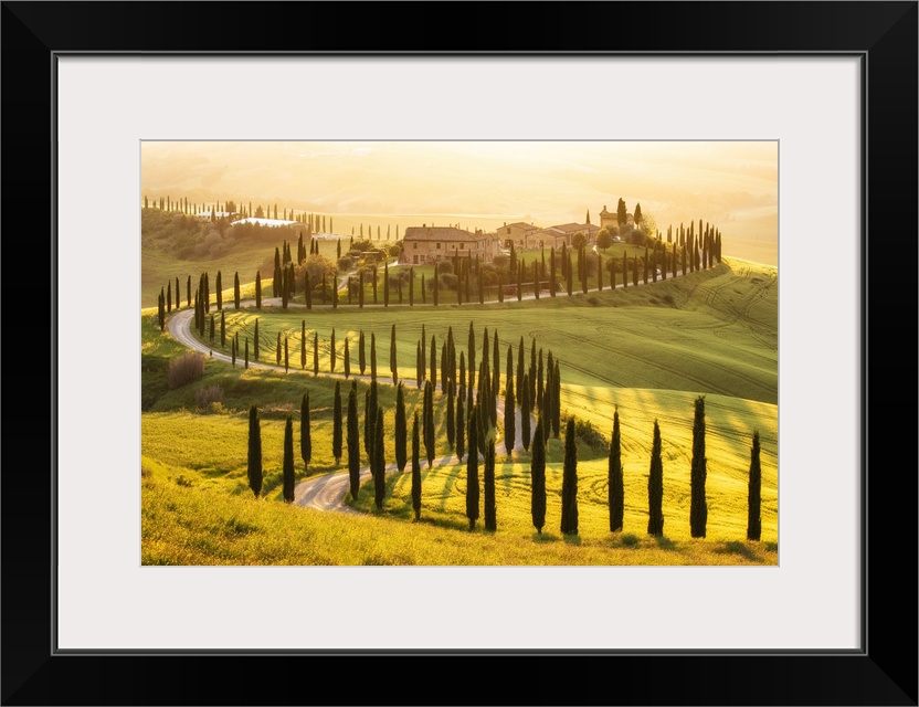 Tuscan farmhouse near Asciano, Tuscany, Italy