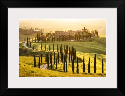 Tuscan Farmhouse Near Asciano, Tuscany, Italy