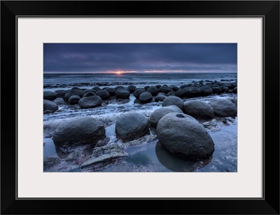 Usa, California, West Coast, Schooner Gulch State Beach, Bowling Ball Beach