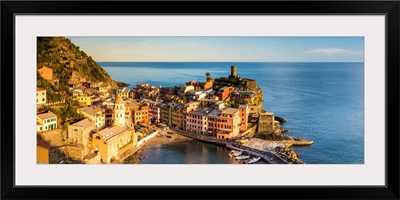 View Over Vernazza, Cinque Terre, Liguria, Italy
