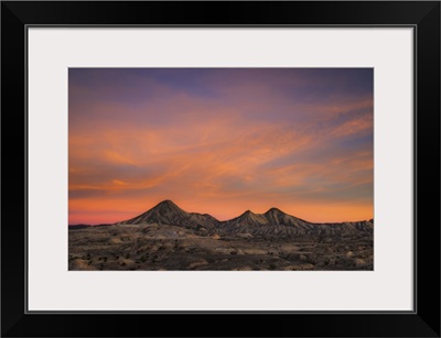 A Gorgeous Sunset Over the Arizona Desert, AZ