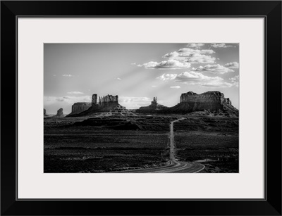 Spring Rain Clouds Over Monument Valley, Monument Valley, Utah