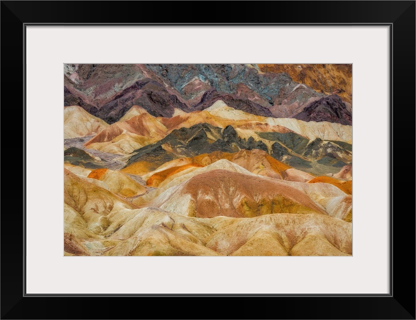 Texture and Colors In the Desert Landscape, Death Valley National Park