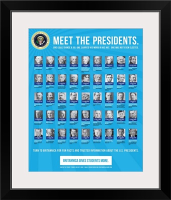 The Presidents Educational Poster, 2017