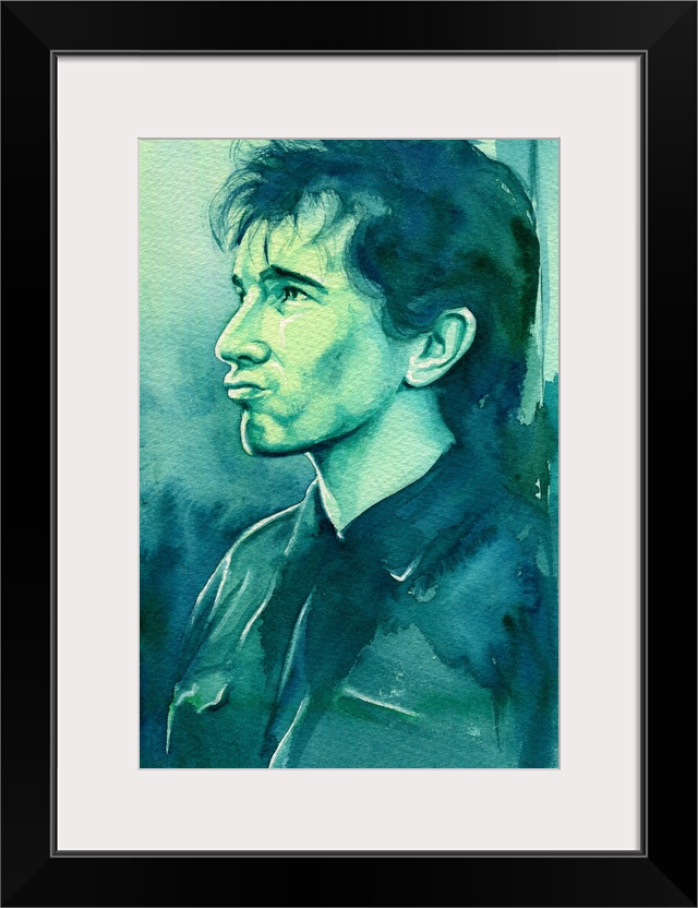 Illustration for atu2.com of the Edge as a teenager in watercolor.