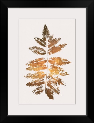 Oak Leaf Print - Gold