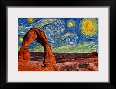 Arches National Park - Starry Night National Park Series