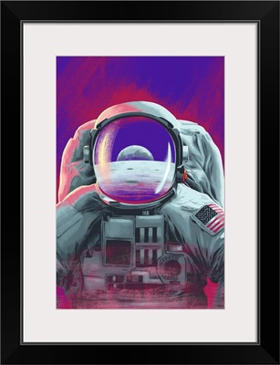 Astronaut, Moon Reflection