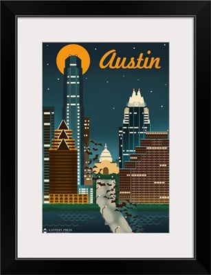 Austin - Retro Skyline