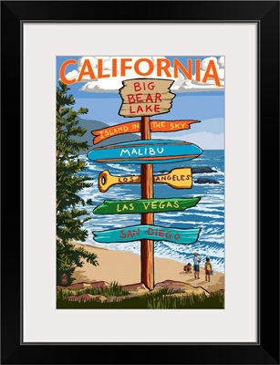 Big Bear Lake, California, Destination Signpost