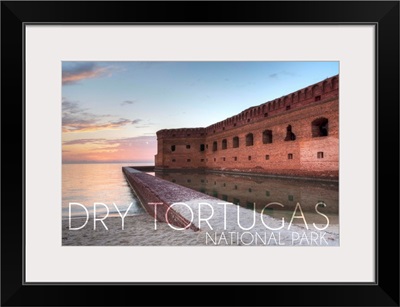 Dry Tortugas National Park, Florida, Sunset and Fort