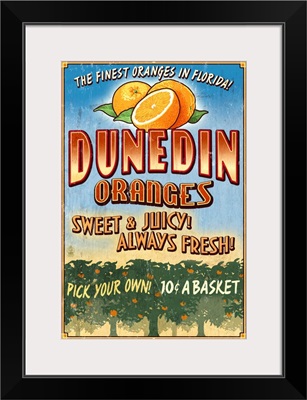 Dunedin, Florida, Orange Grove, Vinatge Sign