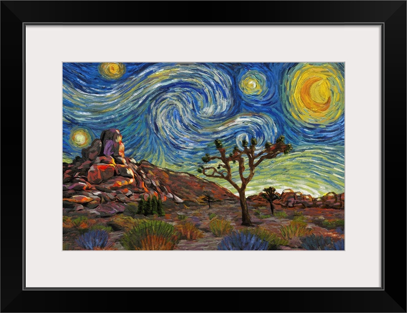 Joshua Tree National Park - Starry Night National Park Series