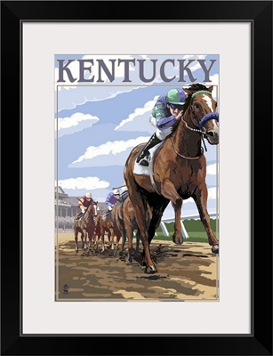 Kentucky, Horse Racing Track Scene