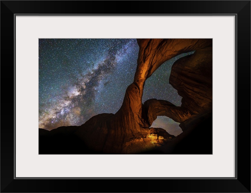 Milky Way & Double Arch, Arches National Park, Utah