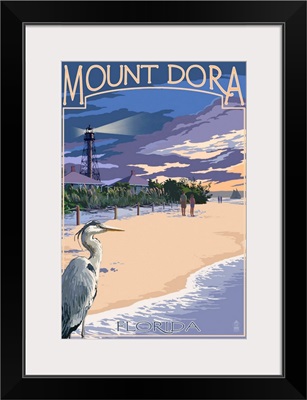 Mount Dora, Florida, Blue Heron and Beach