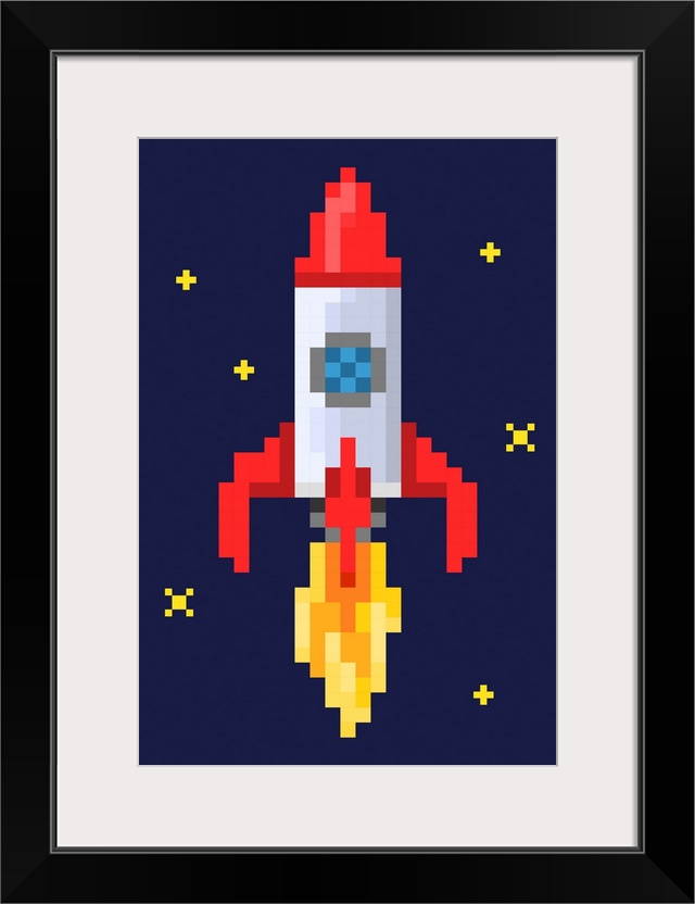 Pixel Rocket - 8 Bit