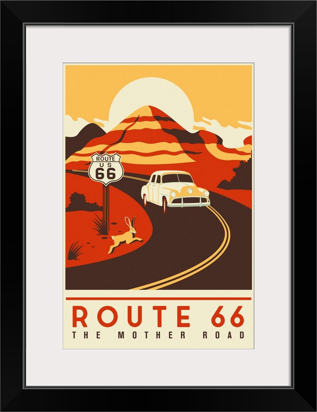 Route 66 - Mother Road - Simplified